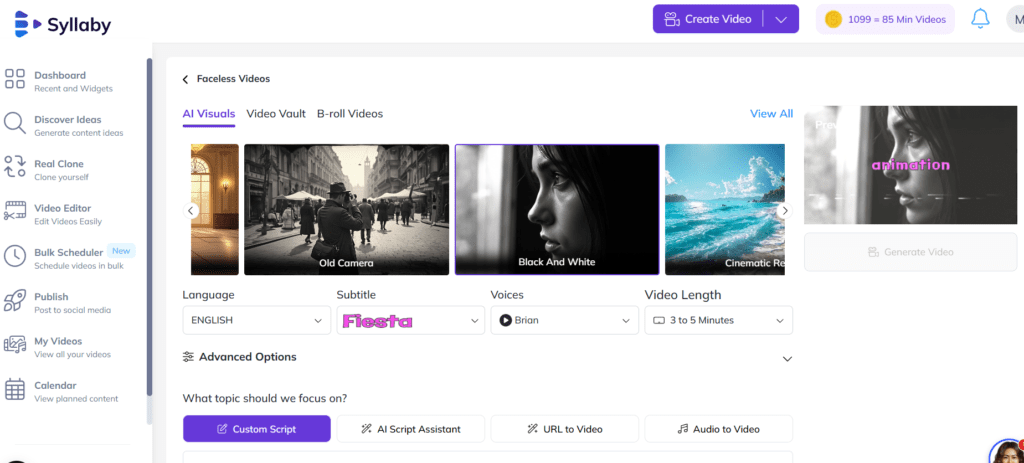 Syllaby is every content creators dream screenshot